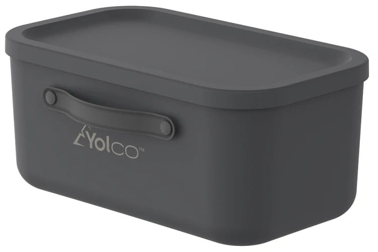 Plastový úložný box s víkem Yolco Mythen 12 l – antracitový